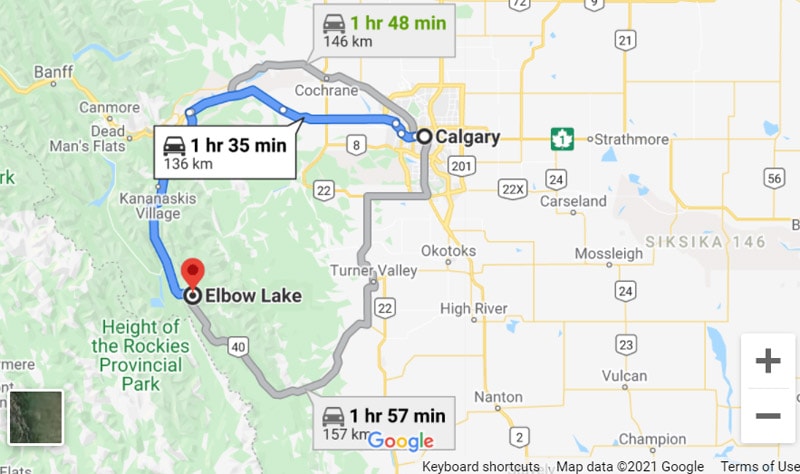 Elbow Lake Directions