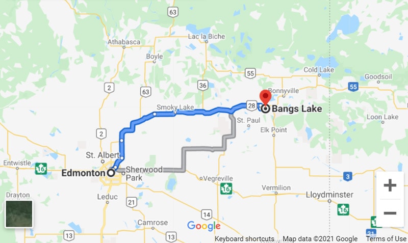 Bangs Lake Directions